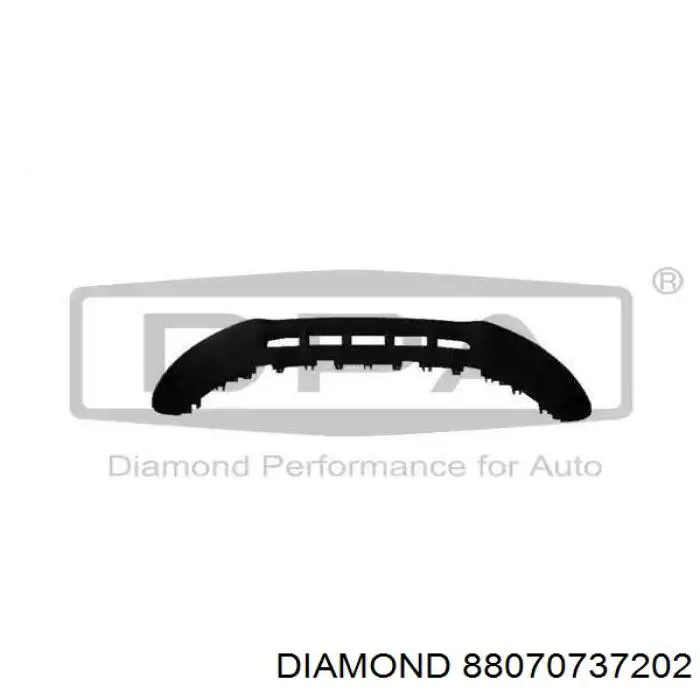 Кронштейн бампера переднього, правий 88070737202 Diamond/DPA