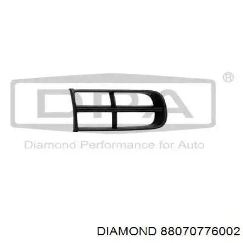 88070776002 Diamond/DPA Решітка переднього бампера, внутрішня права