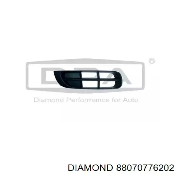 88070776202 Diamond/DPA Заглушка протитуманки передньої правої