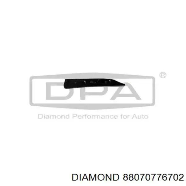 88070776702 Diamond/DPA Направляюча переднього бампера, права