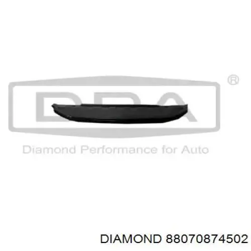 88070874502 Diamond/DPA спойлер переднього бампера