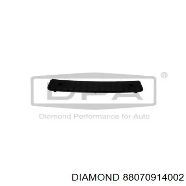88070914002 Diamond/DPA Накладка бампера переднього