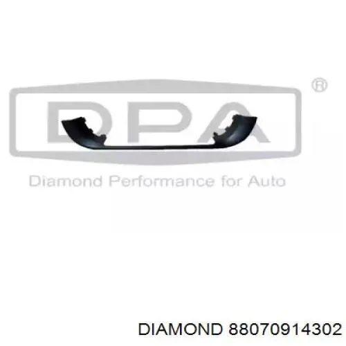 88070914302 Diamond/DPA Молдинг решітки переднього бампера, нижній