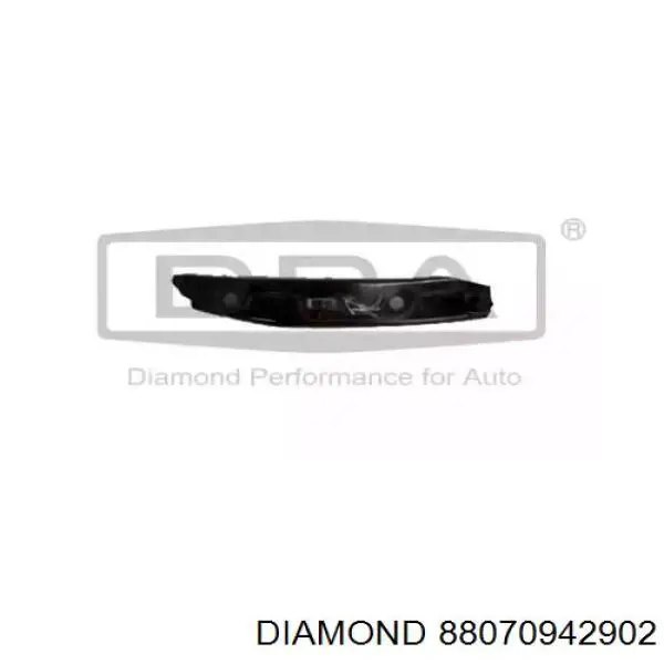 88070942902 Diamond/DPA направляюча переднього бампера, права