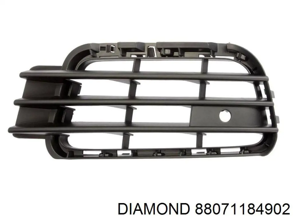 88071184902 Diamond/DPA заглушка/ решітка протитуманних фар бампера переднього, ліва