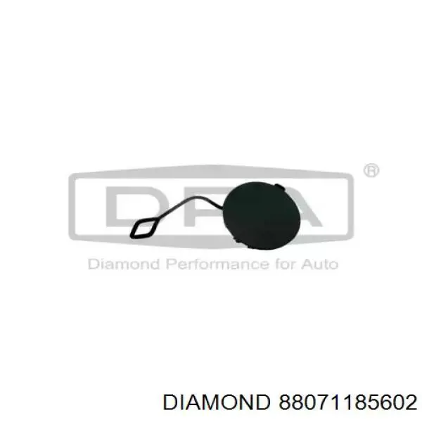 Заглушка бампера буксирувального гака, передня права Diamond/DPA 88071185602 ціна, від 7.50 USD