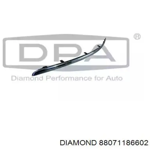 Купити 88071186602 Diamond/DPA Молдинг переднього бампера, лівий