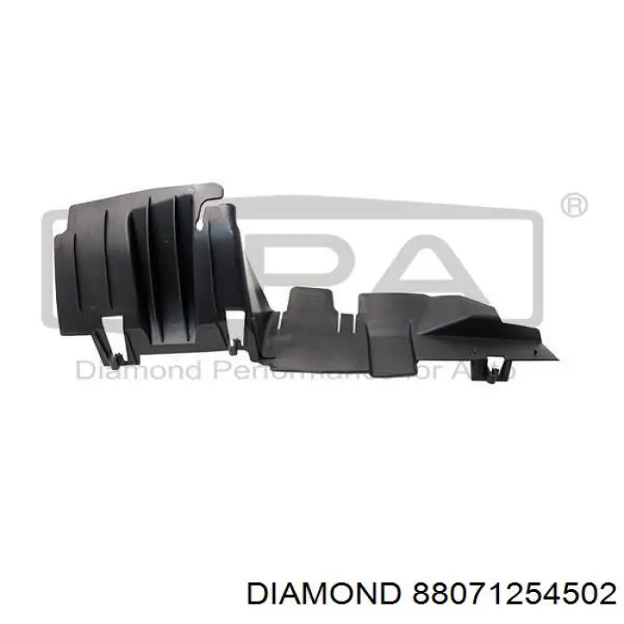 88071254502 Diamond/DPA Решітка переднього бампера, права