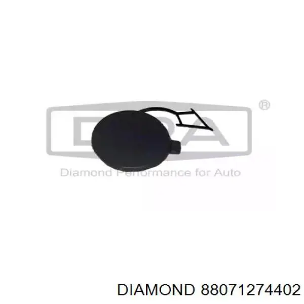 88071274402 Diamond/DPA Заглушка бампера буксирувального гака, передня