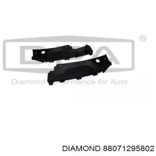 88071295802 Diamond/DPA Накладка верхня передній панелі / супорта радіатора