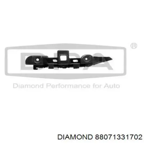 88071331702 Diamond/DPA Лівий кронштейн переднього бампера