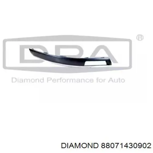 Купити 88071430902 Diamond/DPA Накладка бампера переднього, ліва