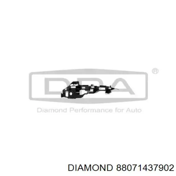88071437902 Diamond/DPA Кронштейн бампера переднього, зовнішній лівий