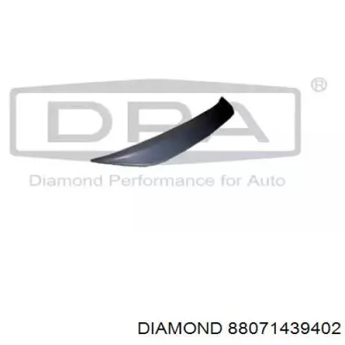 88071439402 Diamond/DPA Фартух заднього бампера