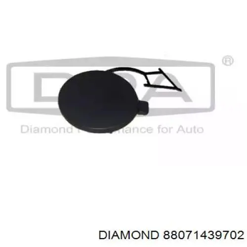 88071439702 Diamond/DPA Заглушка бампера буксирувального гака, передня