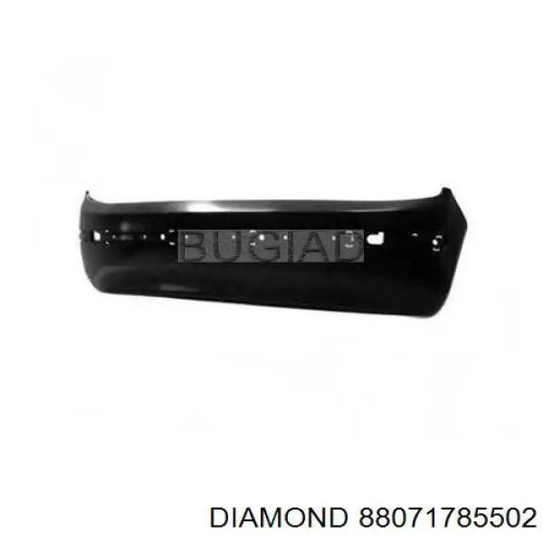 88071785502 Diamond/DPA Бампер передній в зборі