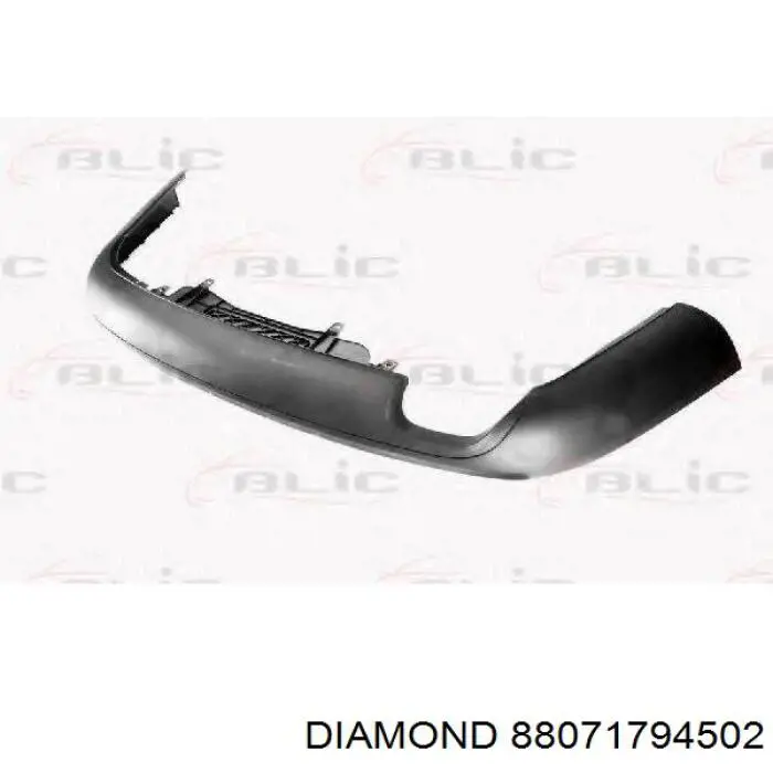 88071794502 Diamond/DPA Спідниця заднього бампера