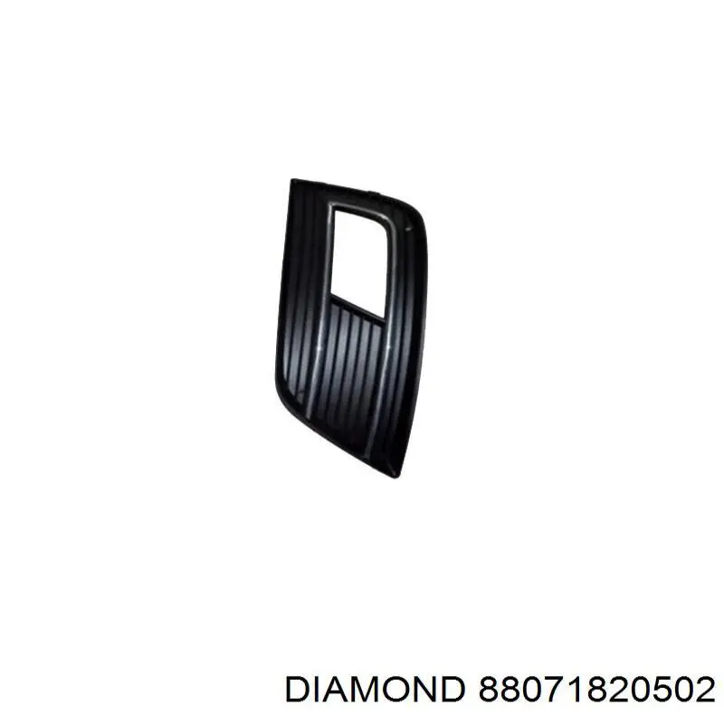 88071820502 Diamond/DPA заглушка/ решітка протитуманних фар бампера переднього, права