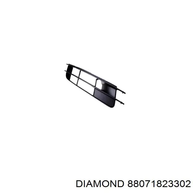 88071823302 Diamond/DPA решітка переднього бампера, ліва