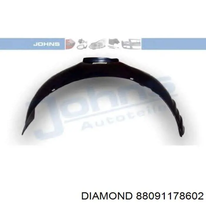 Підкрилок переднього крила, лівий VAG 6Q0809957B41 ціна, від 10.59 USD