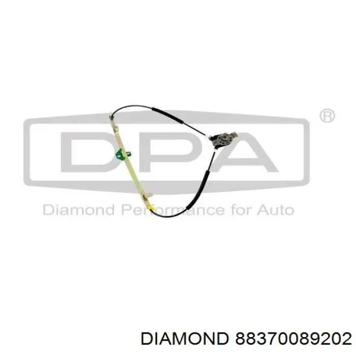 Купити 88370089202 Diamond/DPA Механізм склопідіймача двері передньої, правої