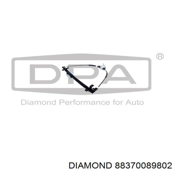 Механізм склопідіймача дверей передніх, правих Diamond/DPA 88370089802 ціна, від 25.07 USD