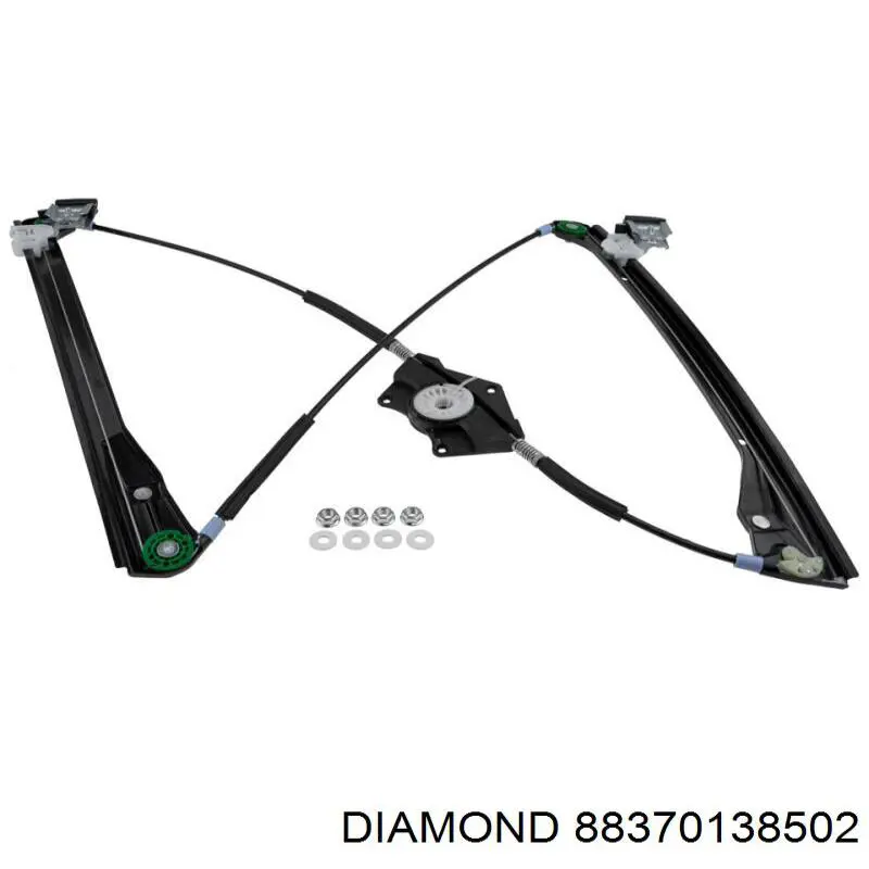 Механізм склопідіймача дверей передніх, правих Diamond/DPA 88370138502 ціна, від 30.66 USD