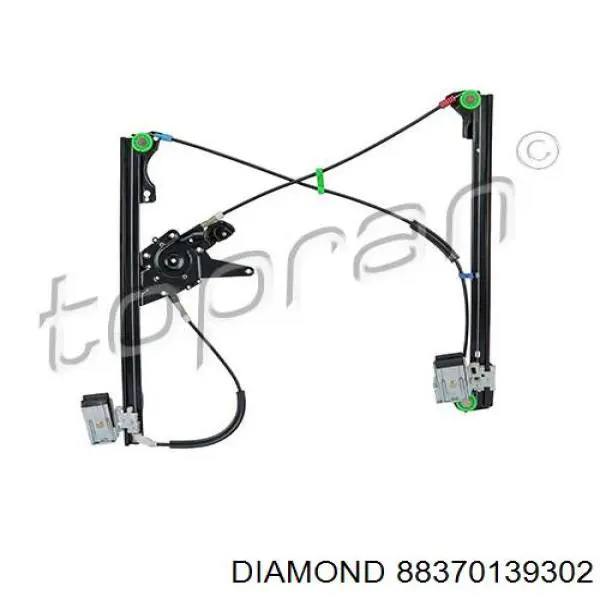 Склопідйомник з електродвигуном Diamond/DPA 88370139302 ціна, від 23.01 USD