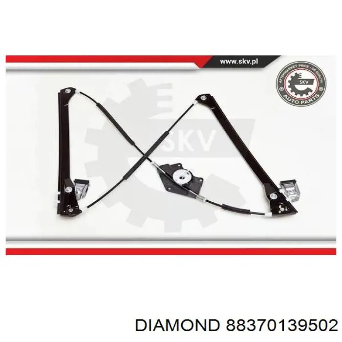 Купити 88370139502 Diamond/DPA Механізм стеклопідйомника водійських дверей