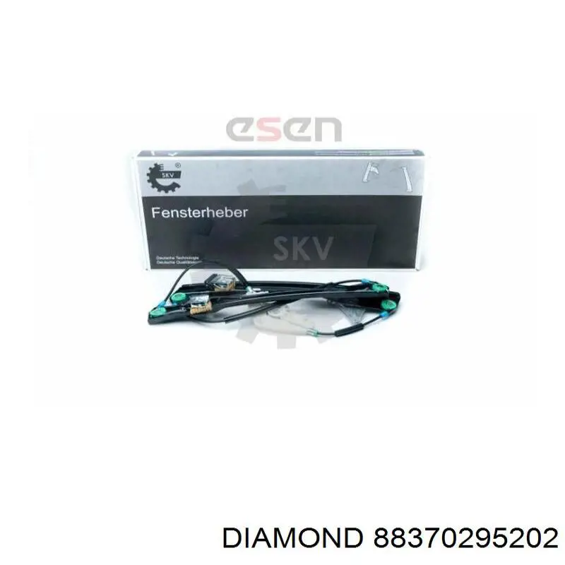 88370295202 Diamond/DPA Підйомник механічний вітрового скла