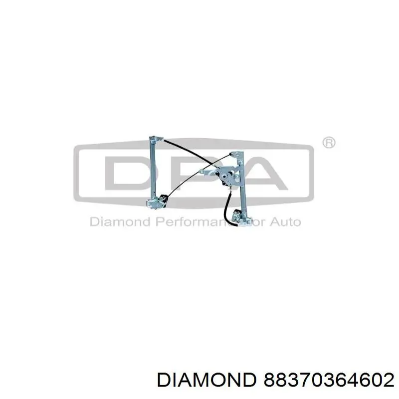 Купити 88370364602 Diamond/DPA Механізм стеклопідйомника водійських дверей