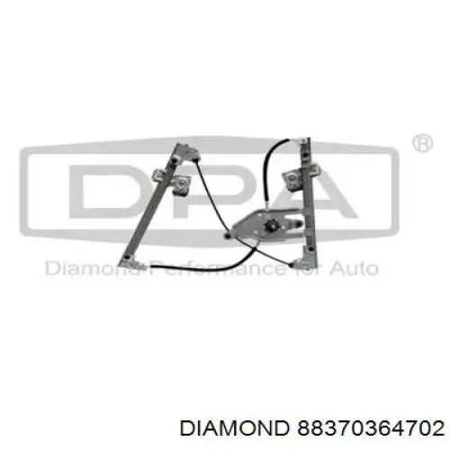 Склопідйомник (механізм переміщення скла) Diamond/DPA 88370364702 ціна, від 19.21 USD