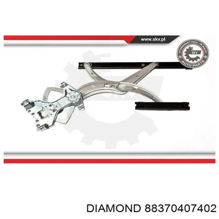 Механізм склопідіймача дверей передніх, правих Diamond/DPA 88370407402 ціна, від 27.13 USD