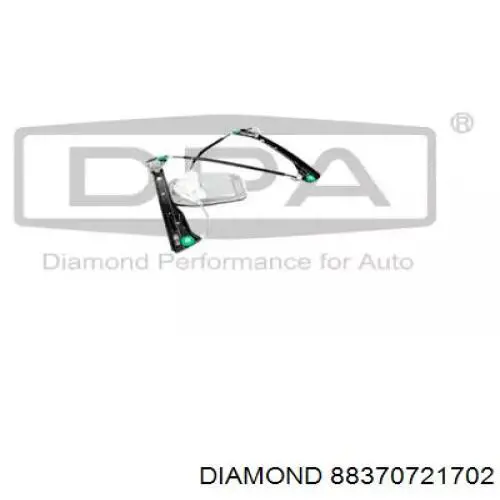 Купити 88370721702 Diamond/DPA Механізм стеклопідйомника водійських дверей
