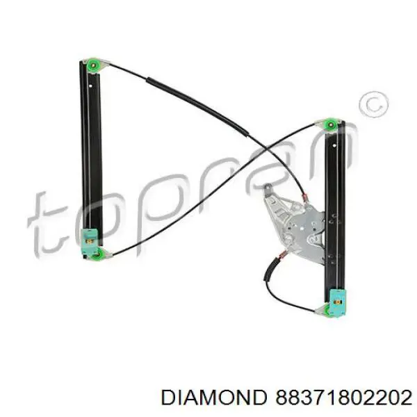 Механізм склопідіймача дверей передніх, правих Diamond/DPA 88371802202 ціна, від 25.14 USD