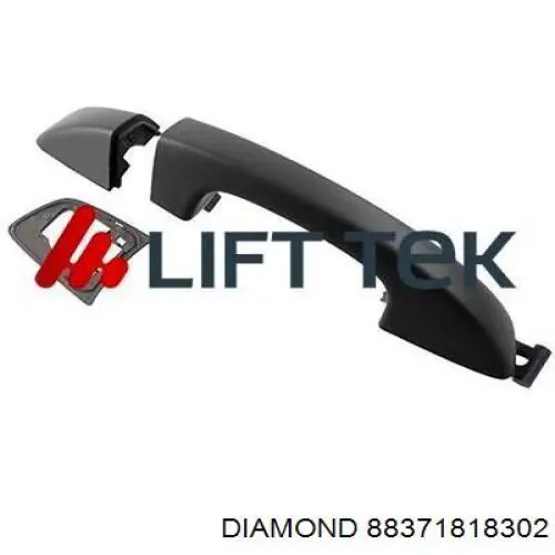 88371818302 Diamond/DPA Тримач зовнішньої ручки дверей, передньої правої