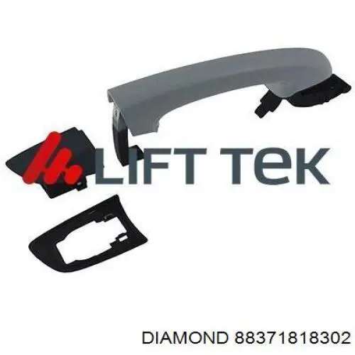 Купити 88371818302 Diamond/DPA Тримач зовнішньої ручки дверей, передньої правої
