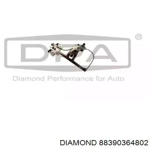 Механізм склопідйомника двері задньої, лівої Diamond/DPA 88390364802 ціна, від 15.37 USD