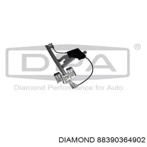 Механізм склопідйомника двері задньої, правої Diamond/DPA 88390364902 ціна, від 22.67 USD