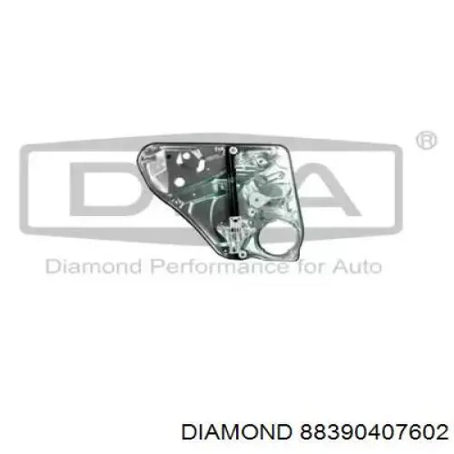 88390407602 Diamond/DPA механізм склопідіймача двері задньої, правої
