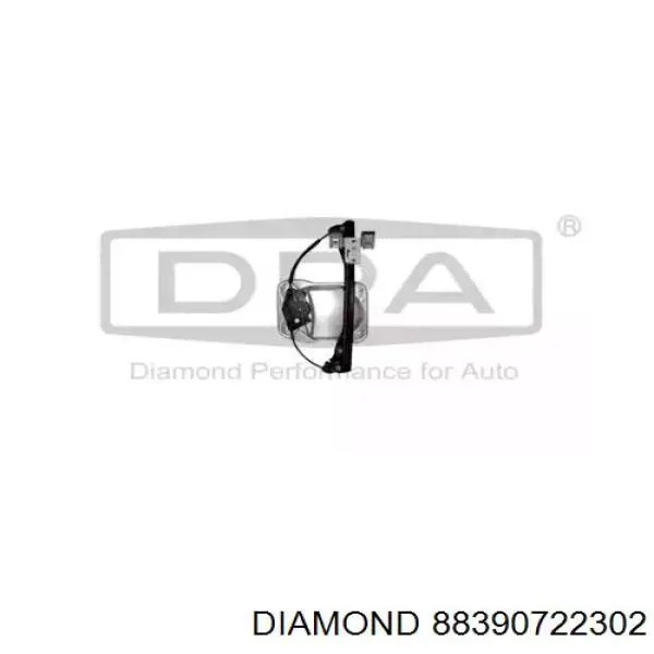 Купити 88390722302 Diamond/DPA Механізм склопідіймача двері задньої, лівої