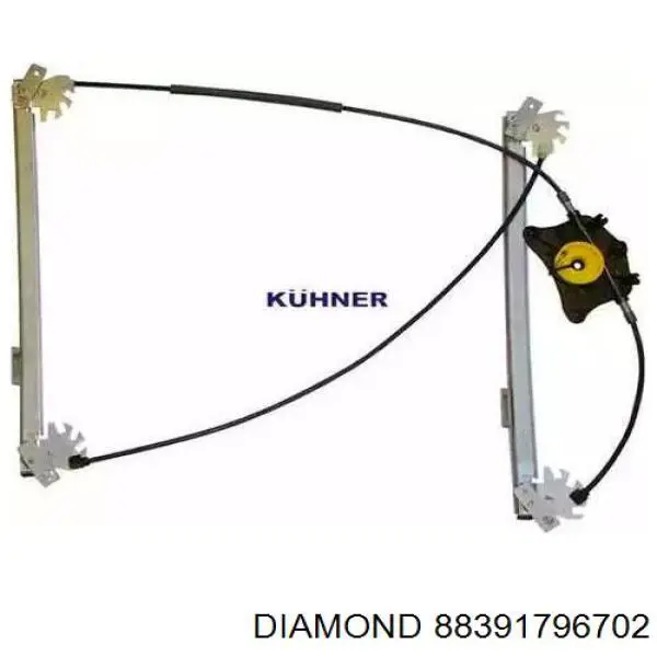 Механізм склопідйомника двері задньої, правої Diamond/DPA 88391796702 ціна, від 15.03 USD