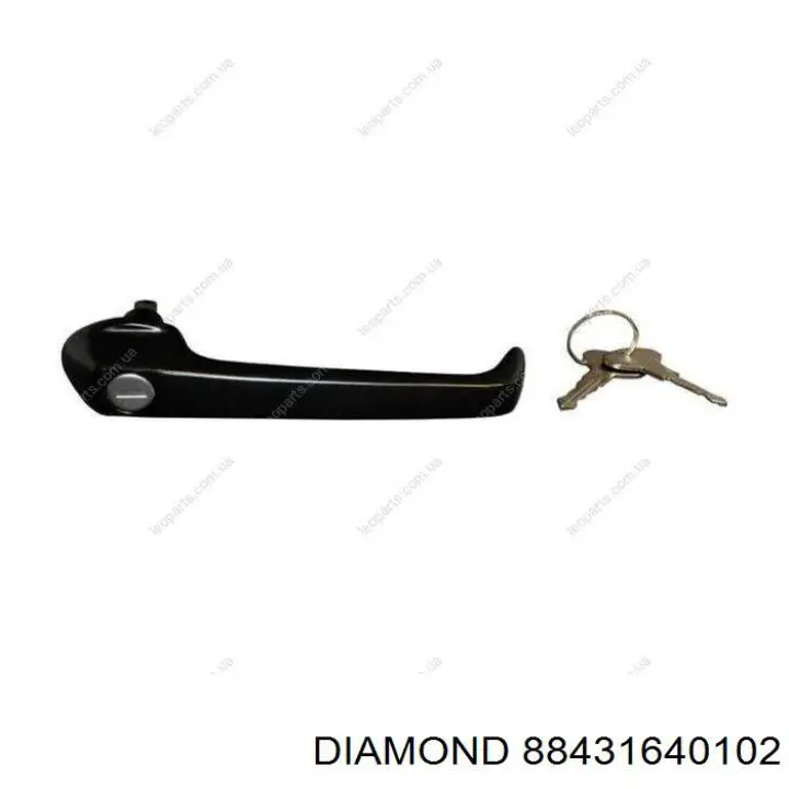 Ручка двері бічної/зсувної зовнішня права Diamond/DPA 88431640102 ціна, від 17.23 USD