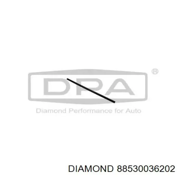Купити 88530036202 Diamond/DPA Молдинг передньої лівої двері