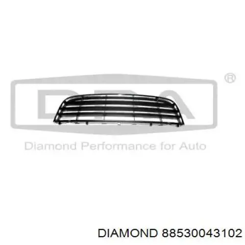 Купити 88530043102 Diamond/DPA Решітка переднього бампера, центральна