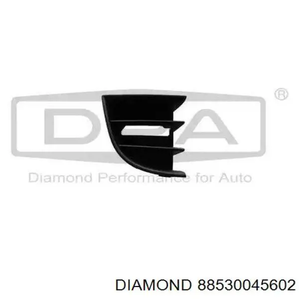 Решітка переднього бампера, центральна Diamond/DPA 88530045602 ціна, від 4.70 USD