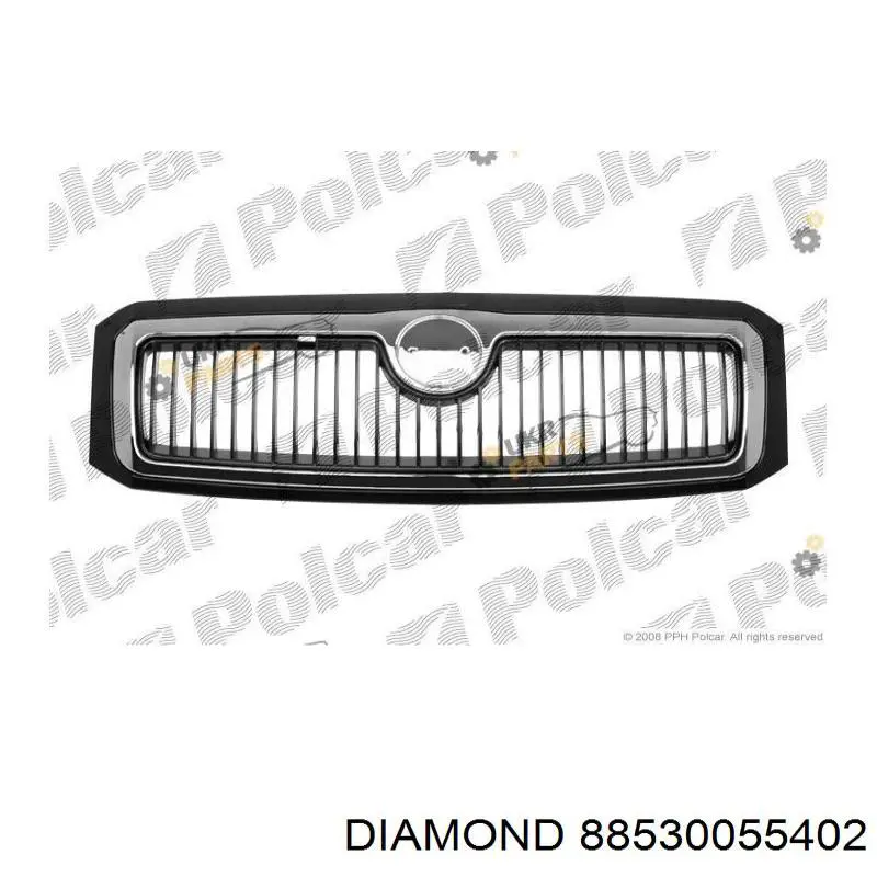 Облицювання радіатора Diamond/DPA 88530055402 ціна, від 33.94 USD
