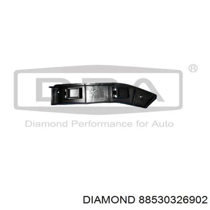 88530326902 Diamond/DPA заглушка/ решітка протитуманних фар бампера переднього, права