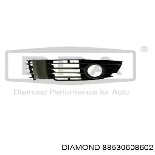 Купити 88530608602 Diamond/DPA Заглушка, решітка протитуманних фар бампера переднього, ліва