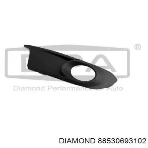 Купити 88530693102 Diamond/DPA Заглушка/ решітка протитуманних фар бампера переднього, права